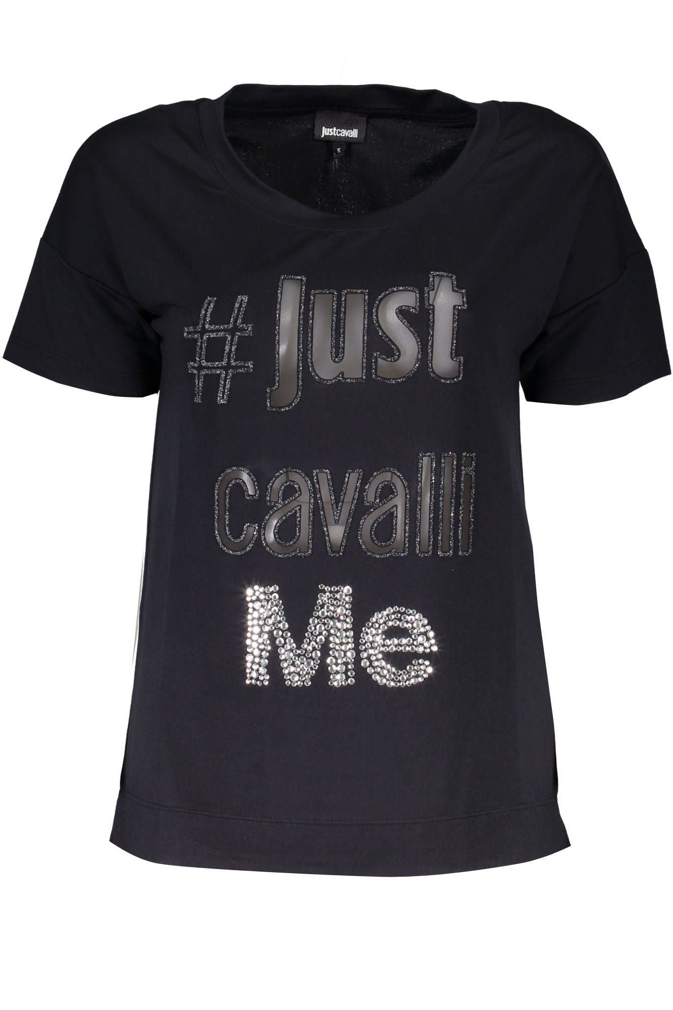 Just Cavalli Black Polyester Women Top