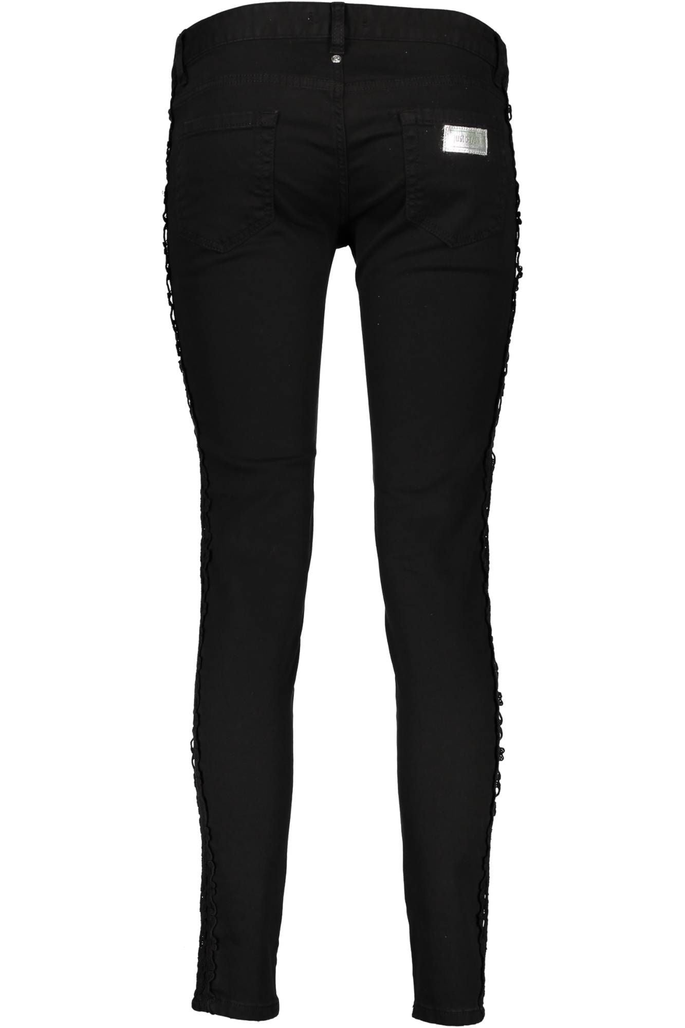 Just Cavalli Black Cotton Women Jeans