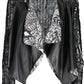 Just Cavalli Black Leather Women Jacket