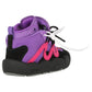 Off-White Purple Polyester Women Sneaker