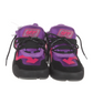 Off-White Purple Polyester Women Sneaker