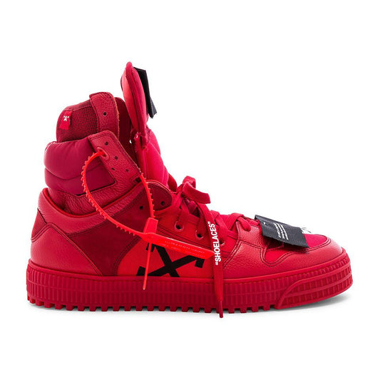 Off-White Red Calfskin Women Sneaker