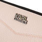 Karl Lagerfeld Elegant Mauve Leather Wallet - Secure & Stylish