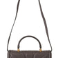 Dolce & Gabbana Gray Devotion Leather Shoulder Bag with Gold Details