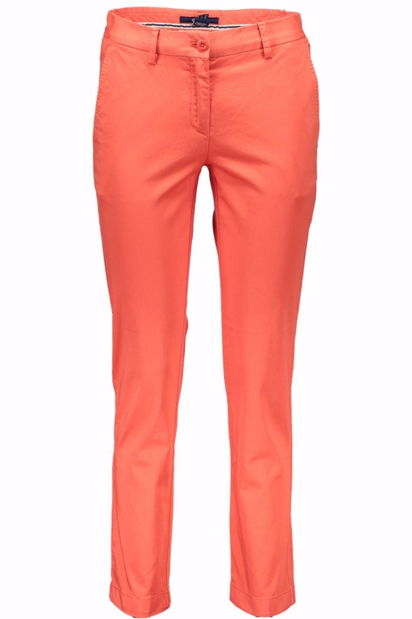 Gant Red Cotton Women Pant