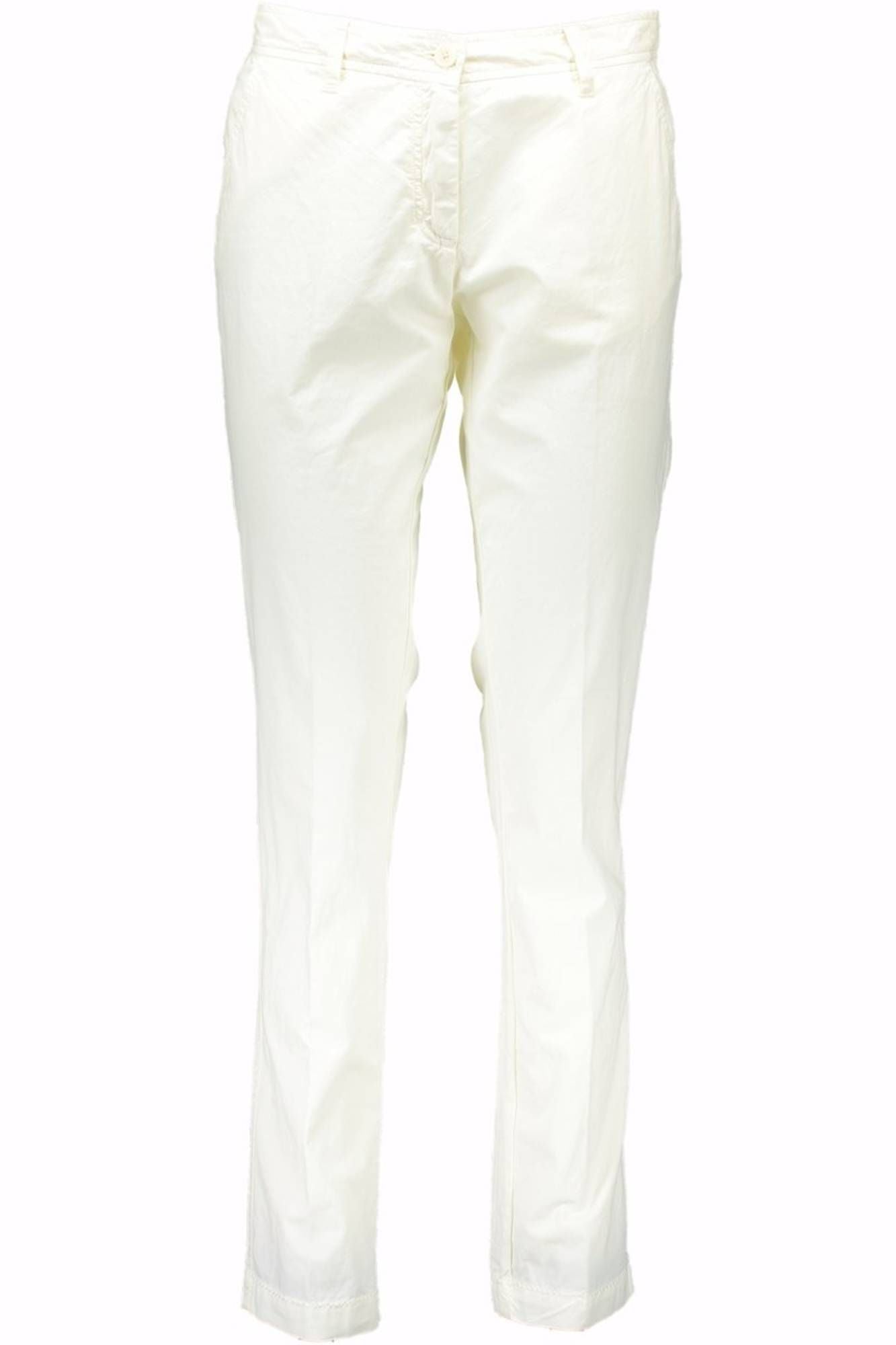 Gant White Cotton Women Pant