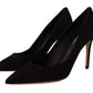 Dolce & Gabbana Elegant Suede Stiletto Heels Pumps