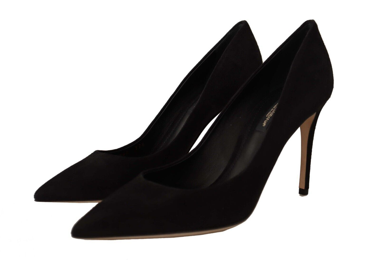 Dolce & Gabbana Elegant Suede Stiletto Heels Pumps