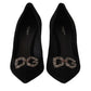 Dolce & Gabbana Chic Amore Suede Heels Pumps