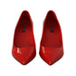 Dolce & Gabbana Red Patent Leather Heels - Timeless Elegance