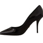 Dolce & Gabbana Elegant Patent Leather High Heels Pumps