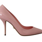 Dolce & Gabbana Elegant Pink Patent Leather Heels