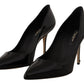 Dolce & Gabbana Elegant Patent Leather Heels Pumps