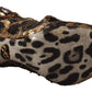 Dolce & Gabbana Elegant Leopard Sequin Knee-High Boots