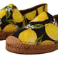 Dolce & Gabbana Chic Lemon Print Espadrilles Flats