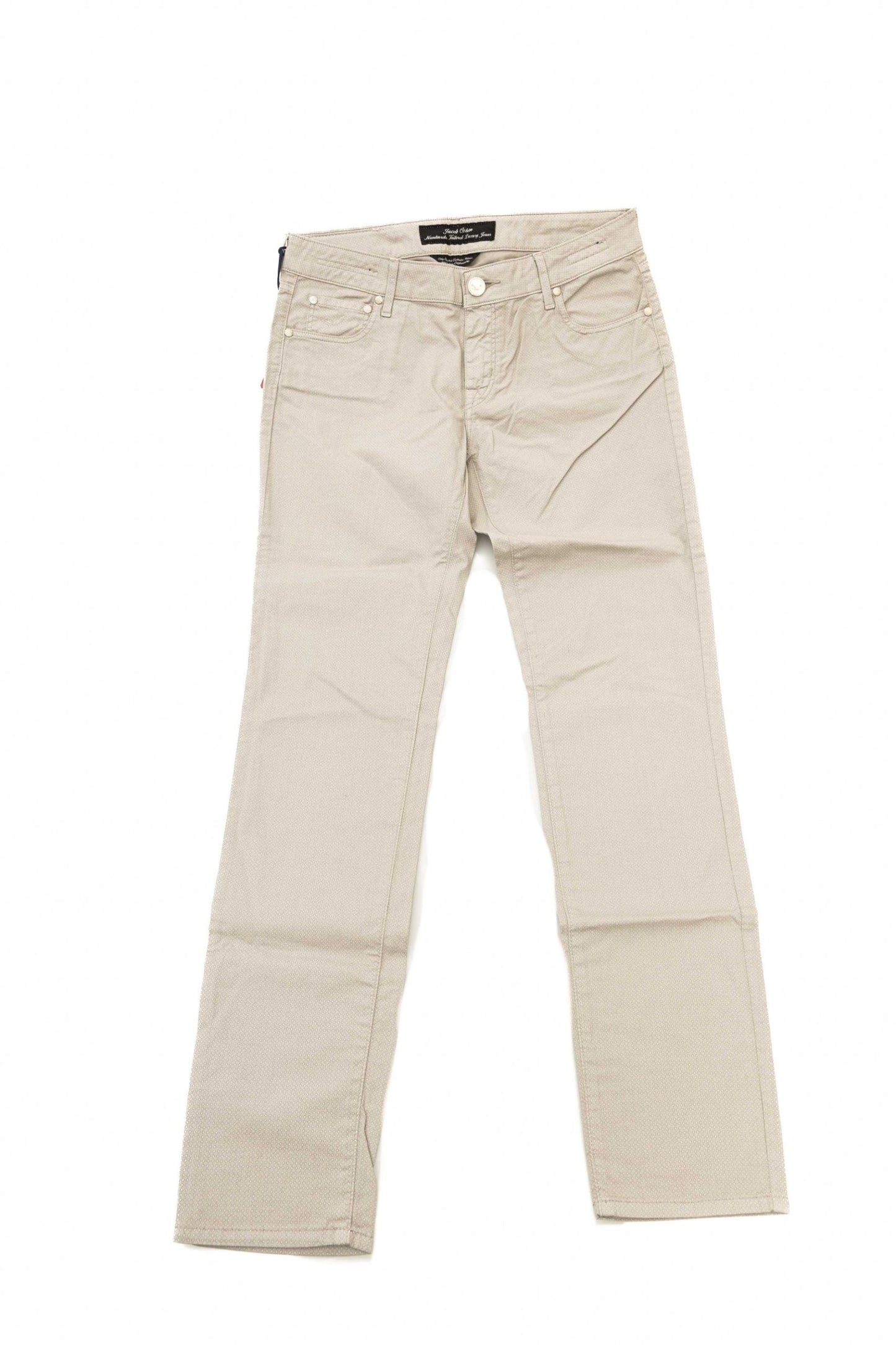 Jacob Cohen Silver Cotton Women Jeans