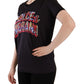 Dolce & Gabbana Chic Black Crew Neck Logo Tee