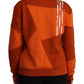 Adidas Chic Orange Bomber Jacket with Zip Closure