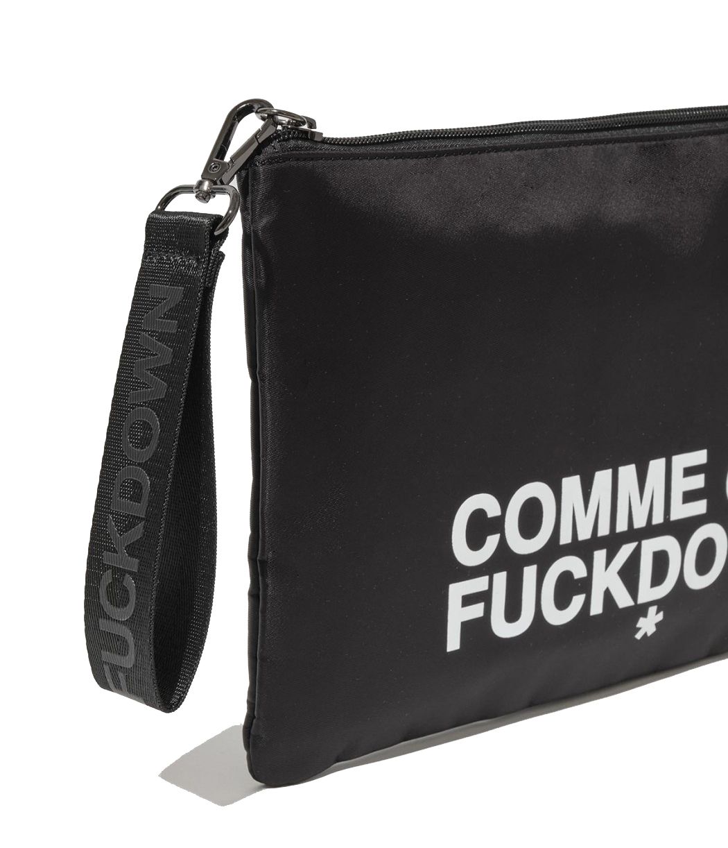 Comme Des Fuckdown Black Polyester Women Clutch