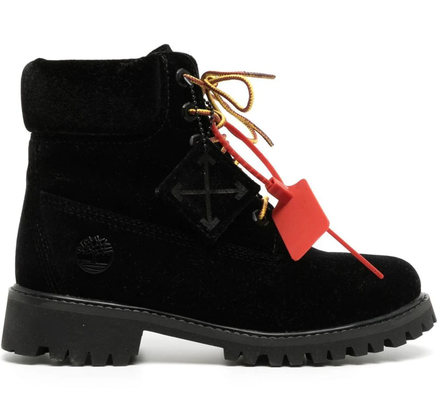 Off-White "Black Leather Women Boot"