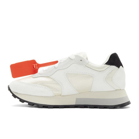 Off-White Elevated Elegance White Calfskin Sneakers