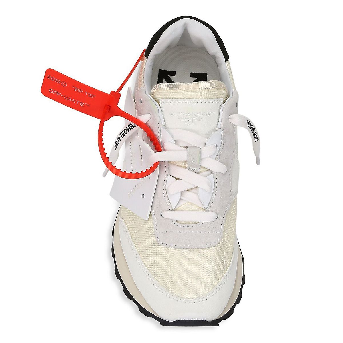 Off-White Elevated Elegance White Calfskin Sneakers