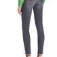 Patrizia Pepe Chic Gray Jegging with Metallic Logo Detail