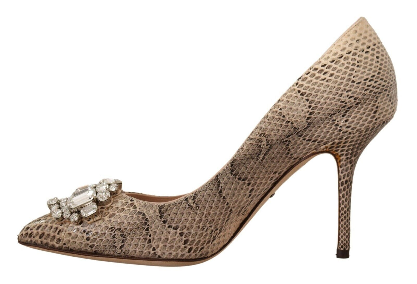 Dolce & Gabbana Exquisite Nude Leather Heels Pumps