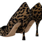 Dolce & Gabbana Elegant Leopard Print Heels Pumps