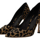 Dolce & Gabbana Elegant Leopard Print Heels Pumps