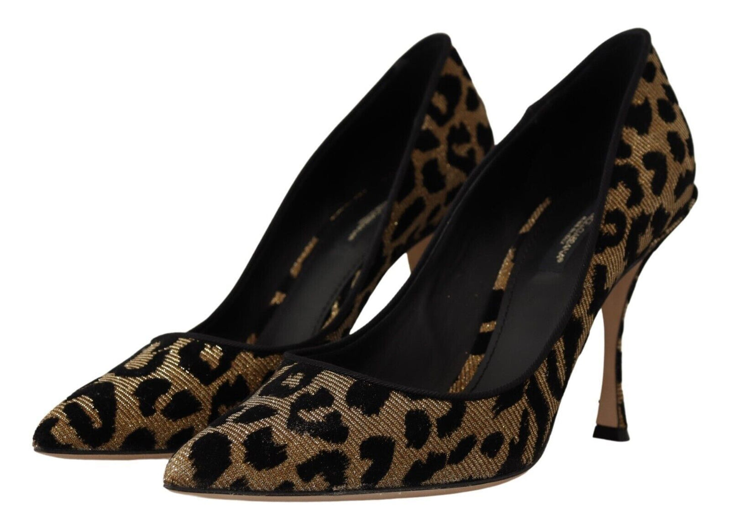 Dolce & Gabbana Elegant Leopard Print Heels Pumps