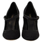 Dolce & Gabbana Elegant Devotion Mary Jane Pumps with Logo Heels