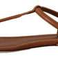 Dolce & Gabbana Elegant Leather T-Strap Flat Sandals