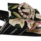 Dolce & Gabbana Floral Crystal-Embellished Silk Slide Sandals