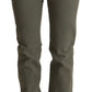 Ermanno Scervino Chic Grey Low Waist Skinny Jeans