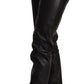 Patrizia Pepe Sleek High Waist Skinny Leather Pants