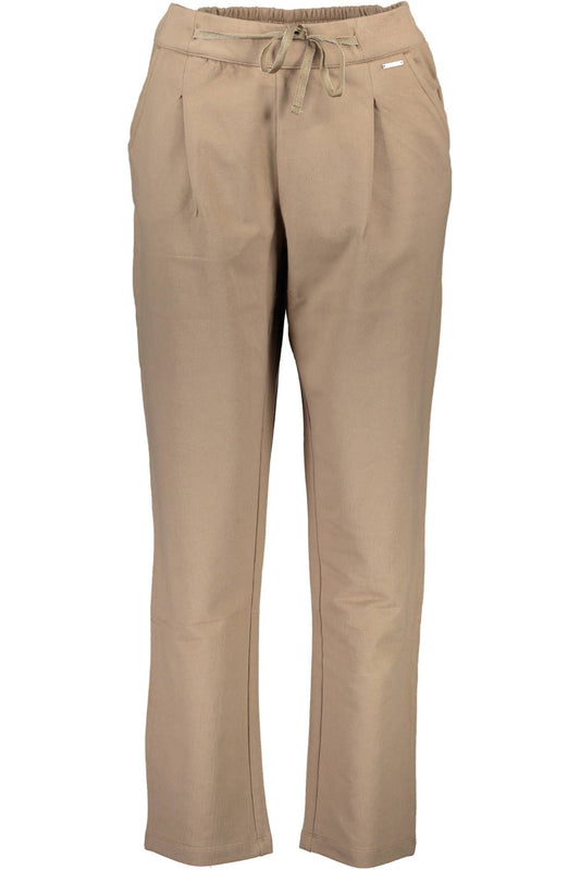 U.S. POLO ASSN. Beige Cotton Women Pant