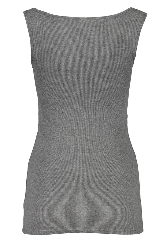 Guess Jeans Gray Cotton Women Tank Top