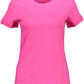 Calvin Klein Pink Organic Cotton Women T-Shirt