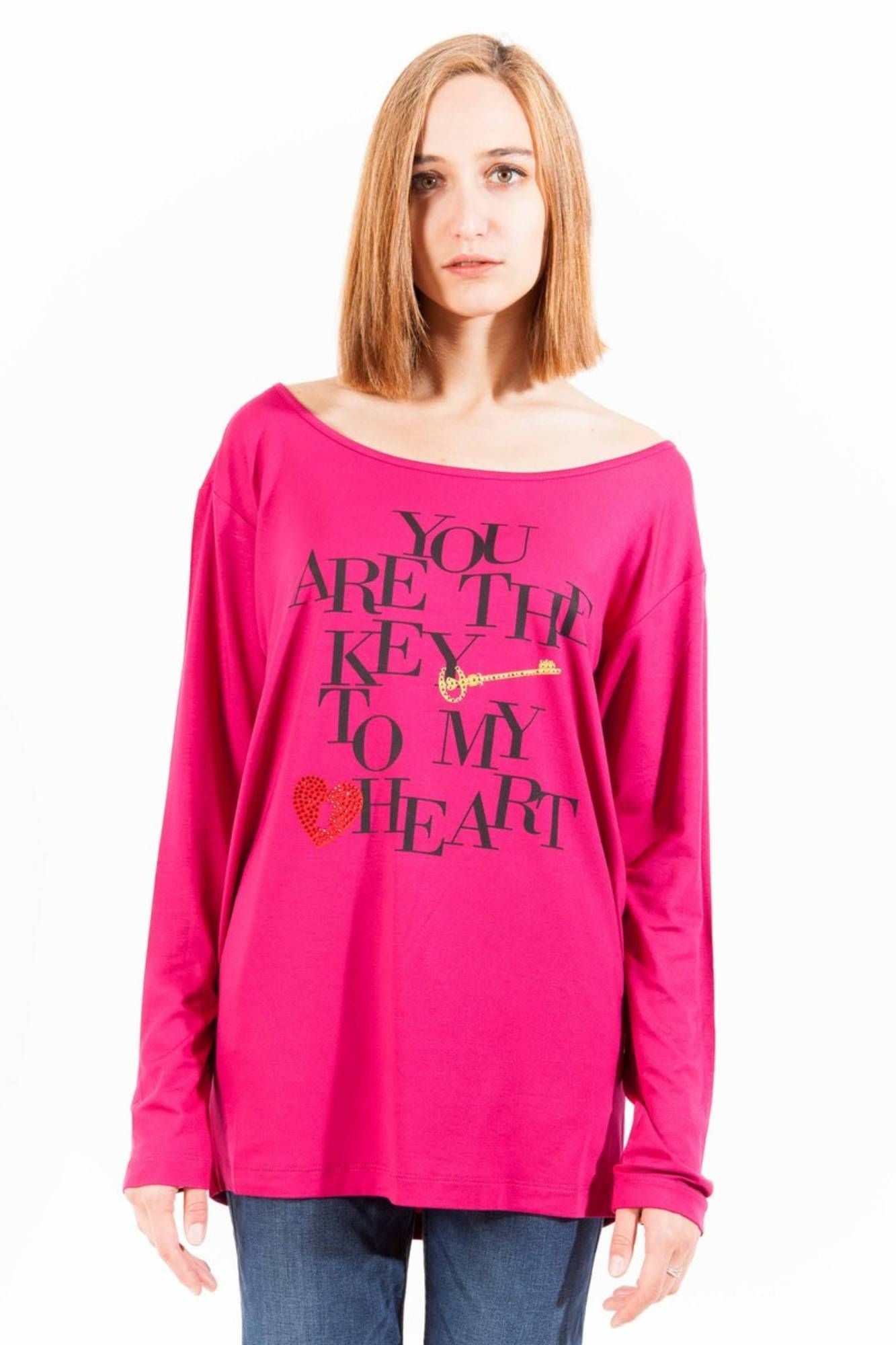 Love Moschino Pink Cotton Women Top