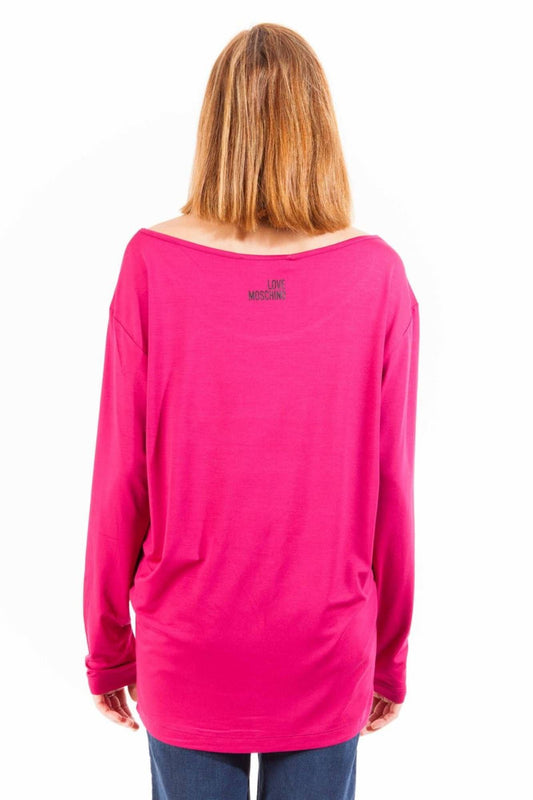 Love Moschino Pink Cotton Women Top