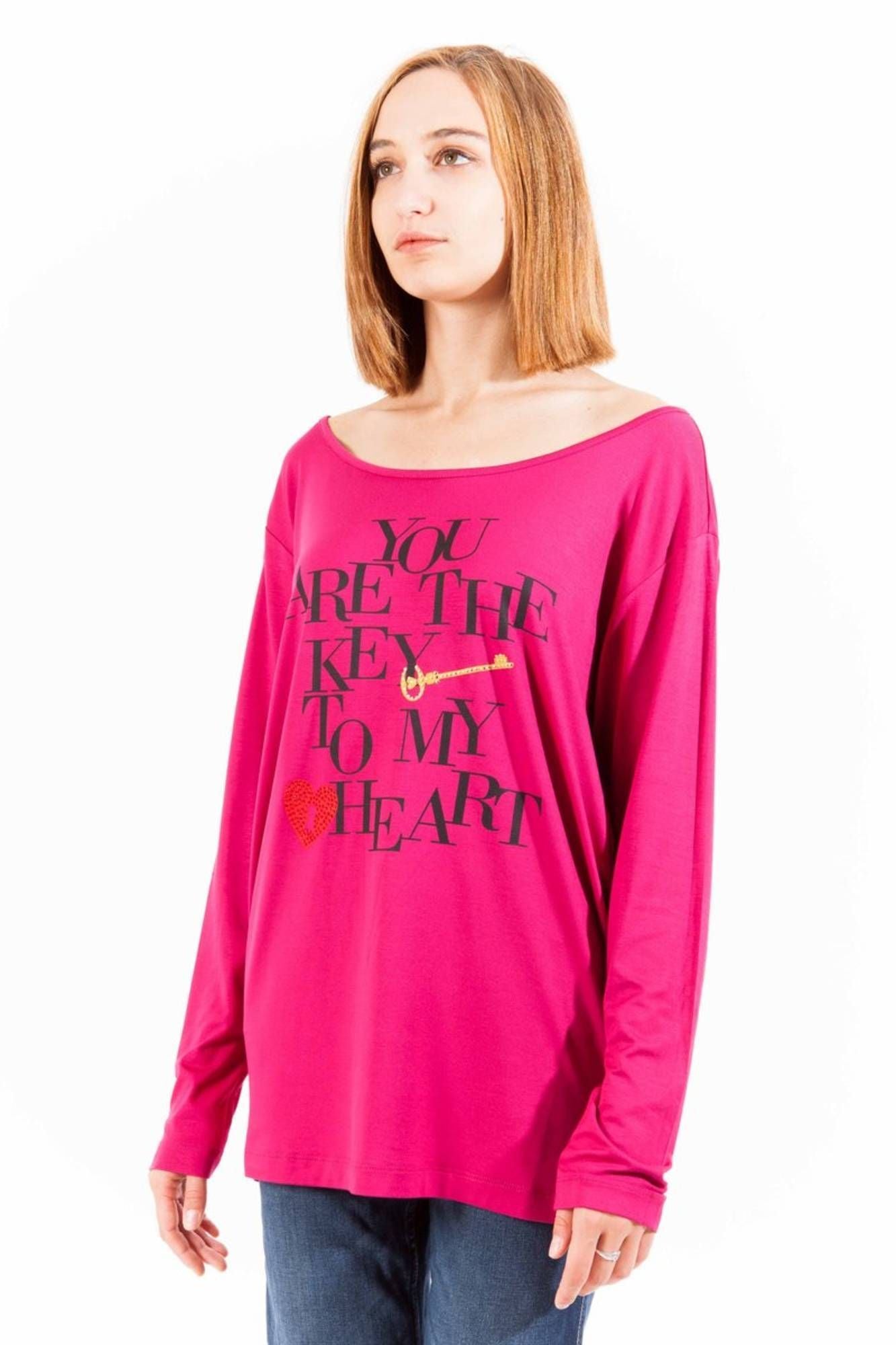 Love Moschino Pink Cotton Women Top