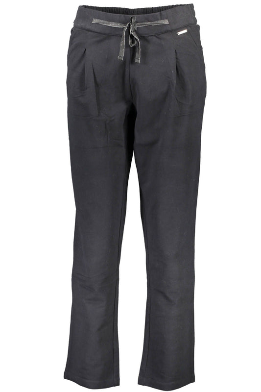 U.S. POLO ASSN. Black Cotton Women Trouser