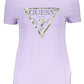 Guess Jeans Purple Cotton Women T-Shirt