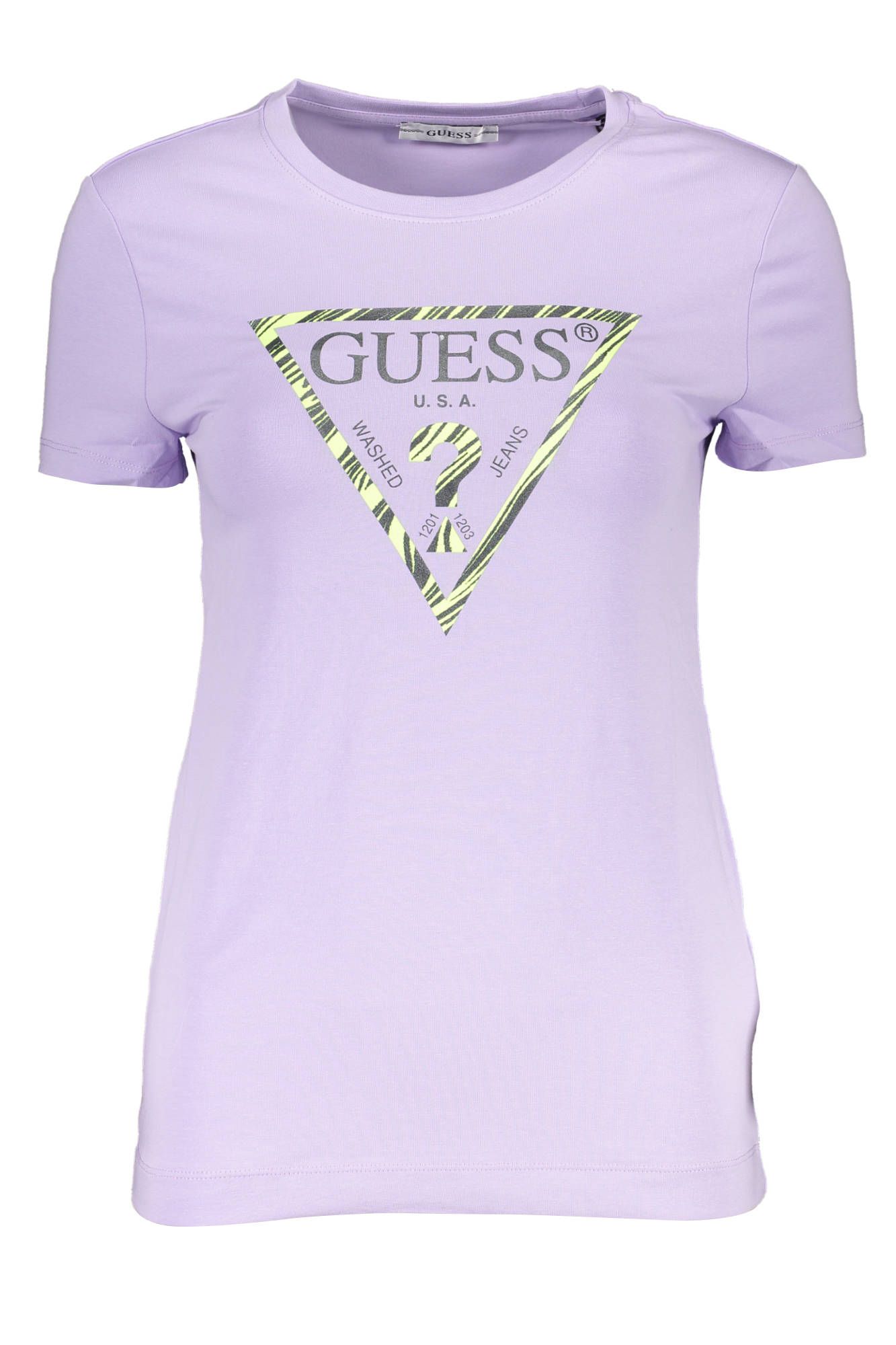 Guess Jeans Purple Cotton Women T-Shirt