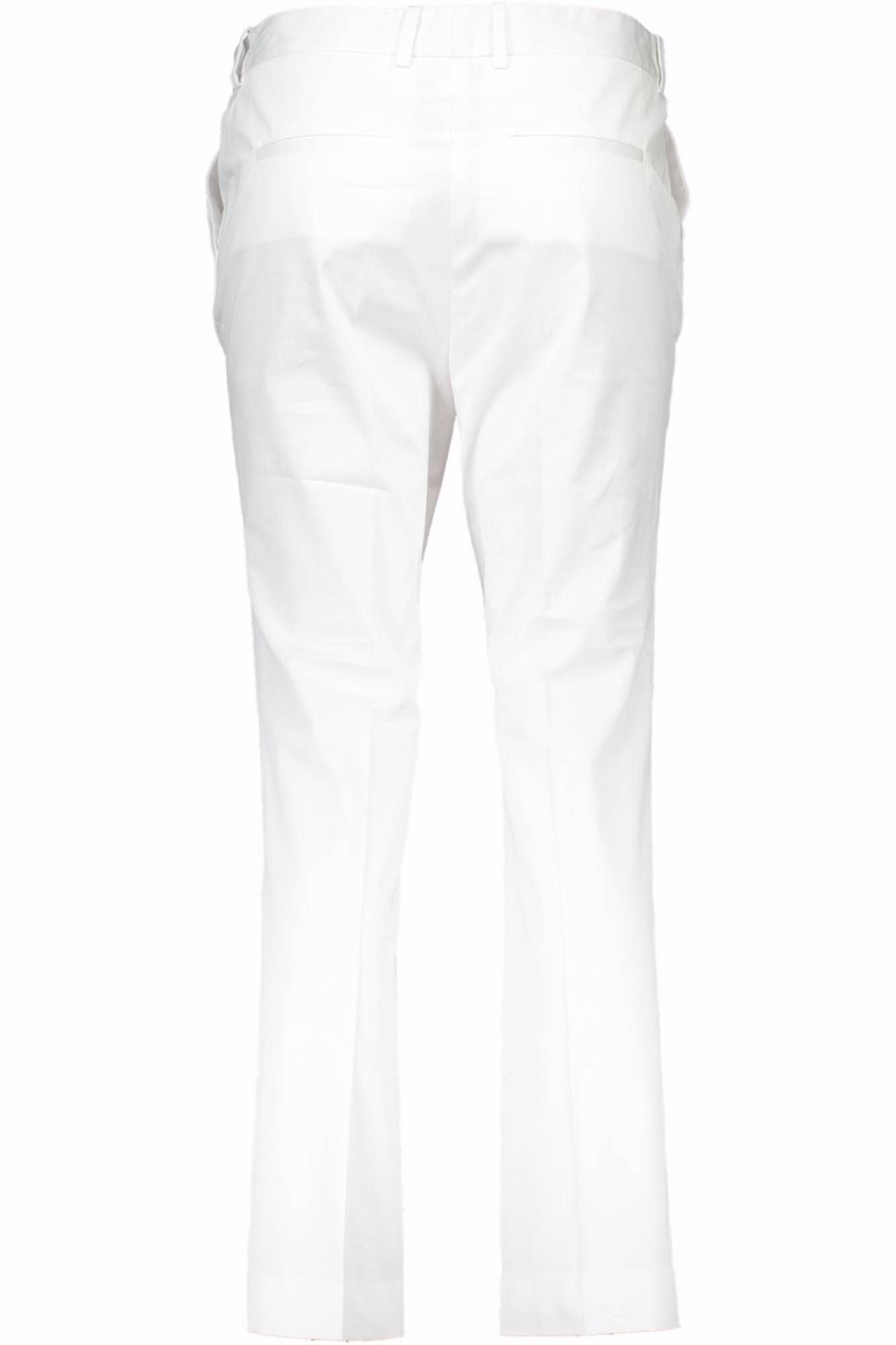 Gant White Cotton Women Trouser