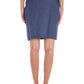 Gant Blue Cotton Women Skirt