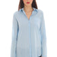 Gant Light Blue Cotton Women Shirt