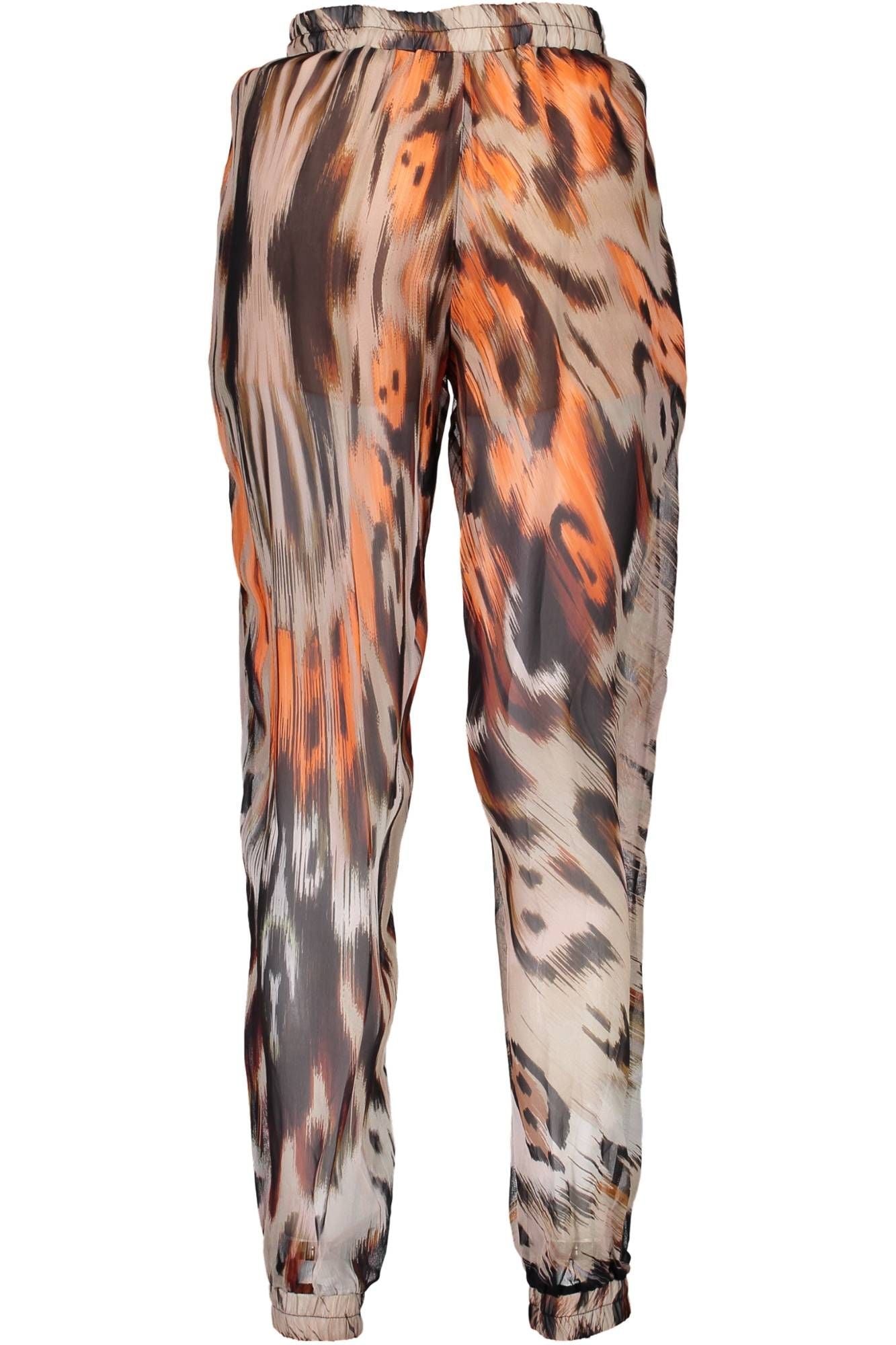 Just Cavalli Orange Viscose Women Pant