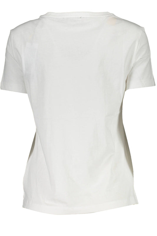 Guess Jeans White Cotton Women T-Shirt